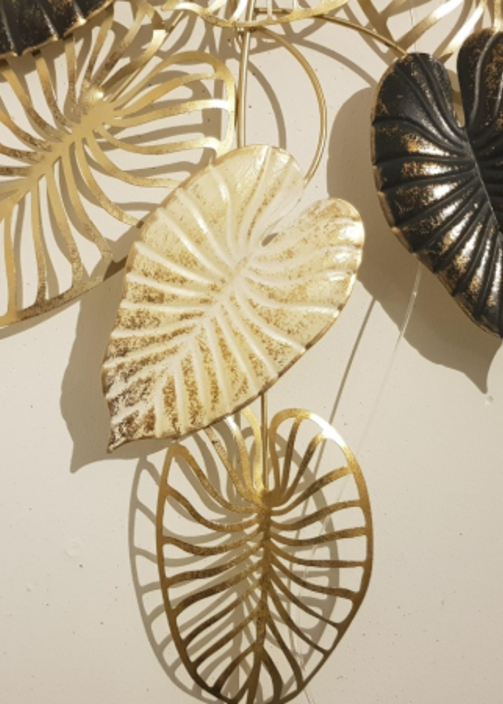 Metalen wanddecoratie Luxe