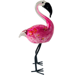 Flamingo op metalen poot