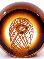 Boheems Kristal Oranje Bruin