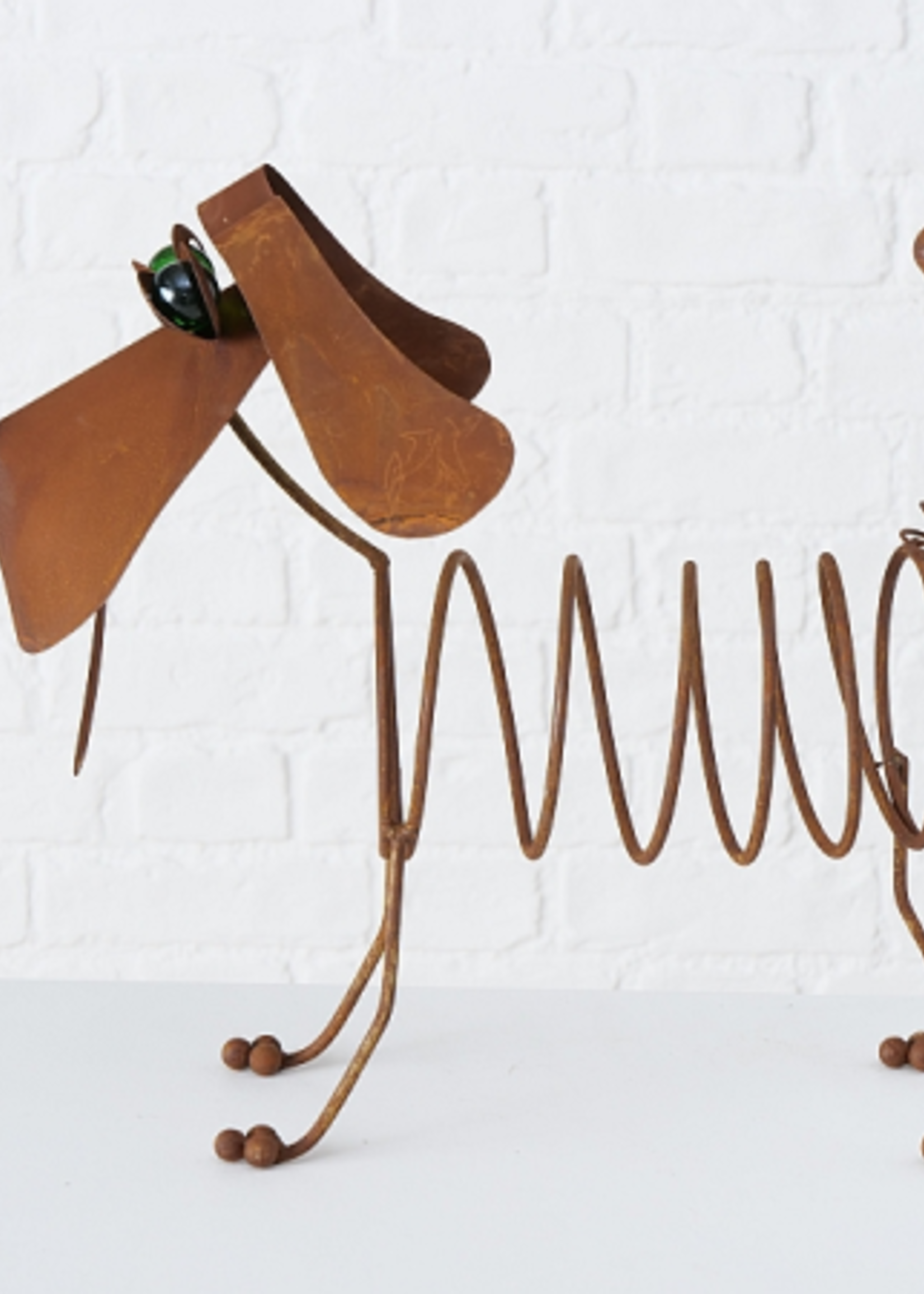 Metalen woondecoratie Hond & Kat