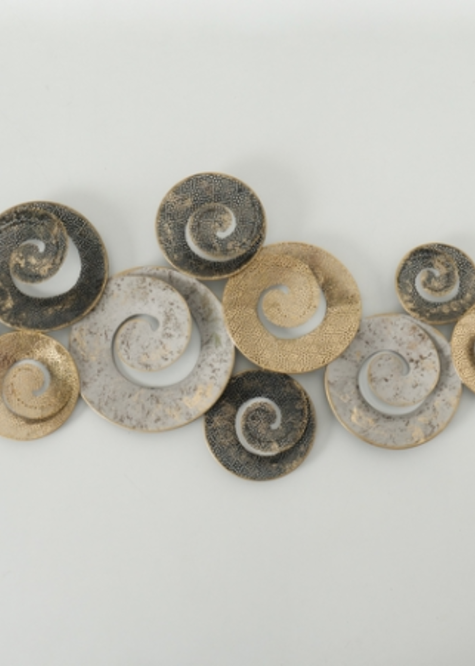 Metalen wanddecoratie Kolk