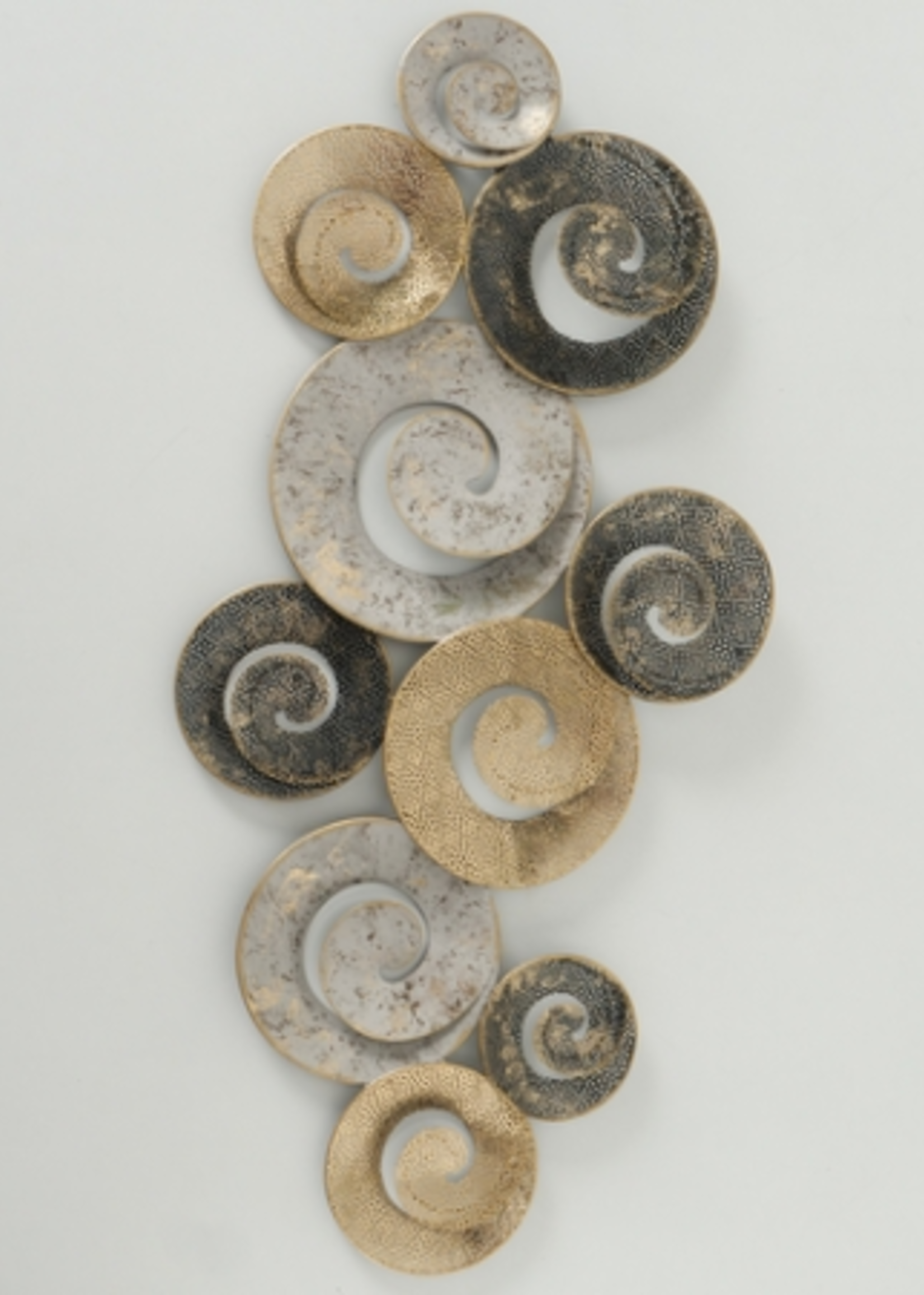 Metalen wanddecoratie Kolk