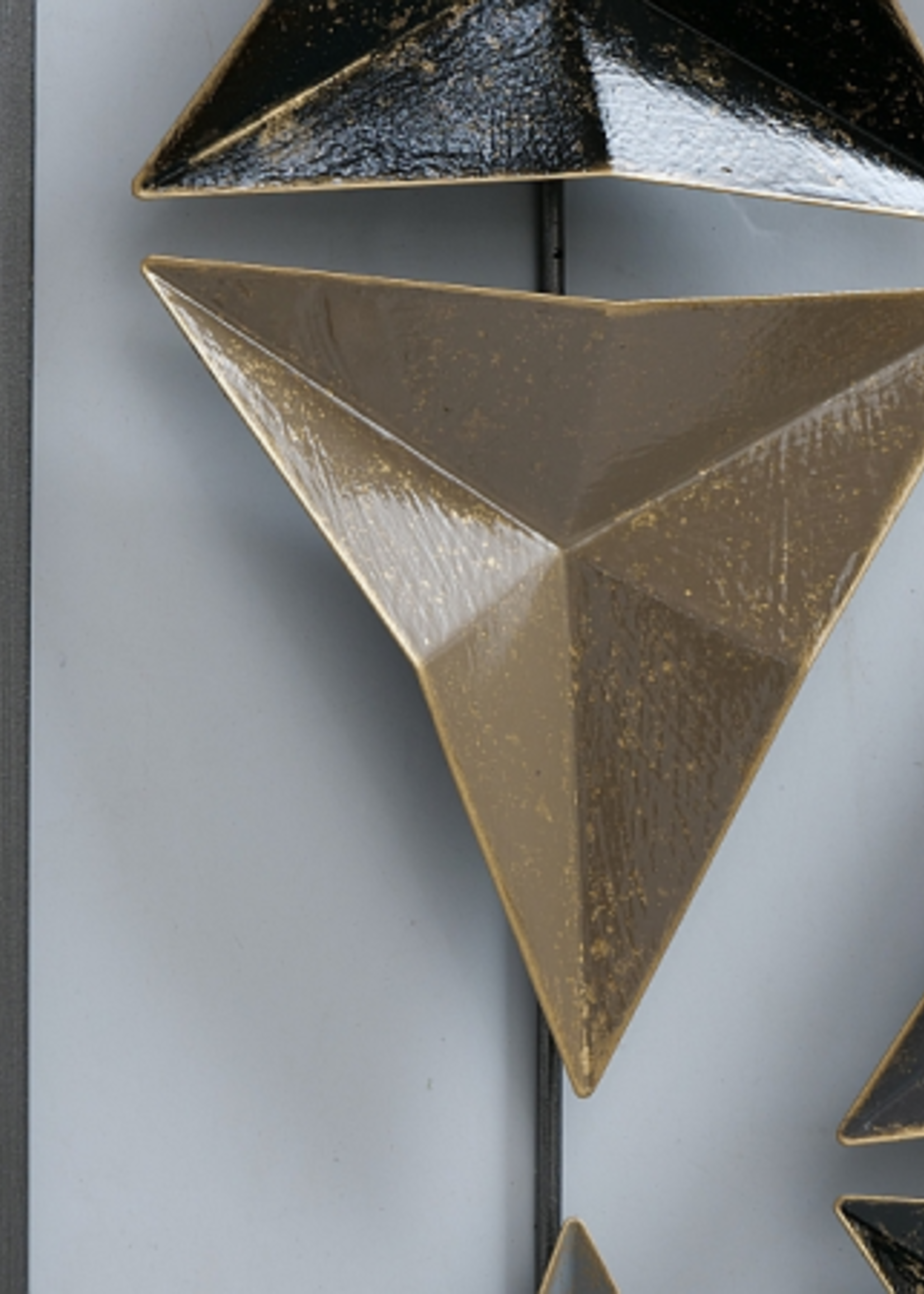 Metalen wanddecoratie 2-luik diamant