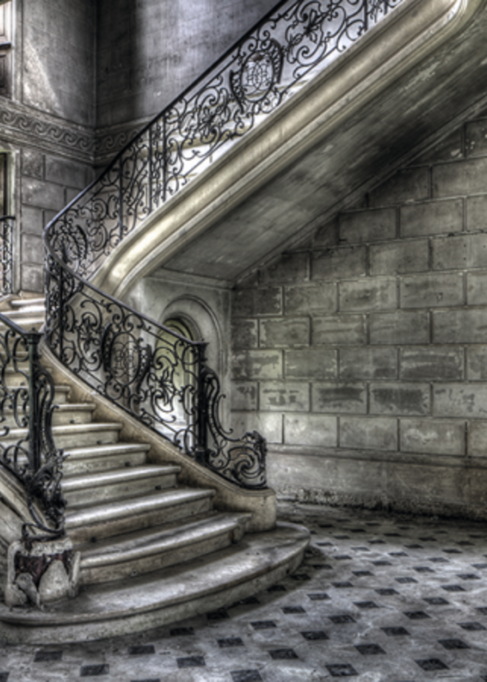 Aluminium wanddecoratie Lacour trap