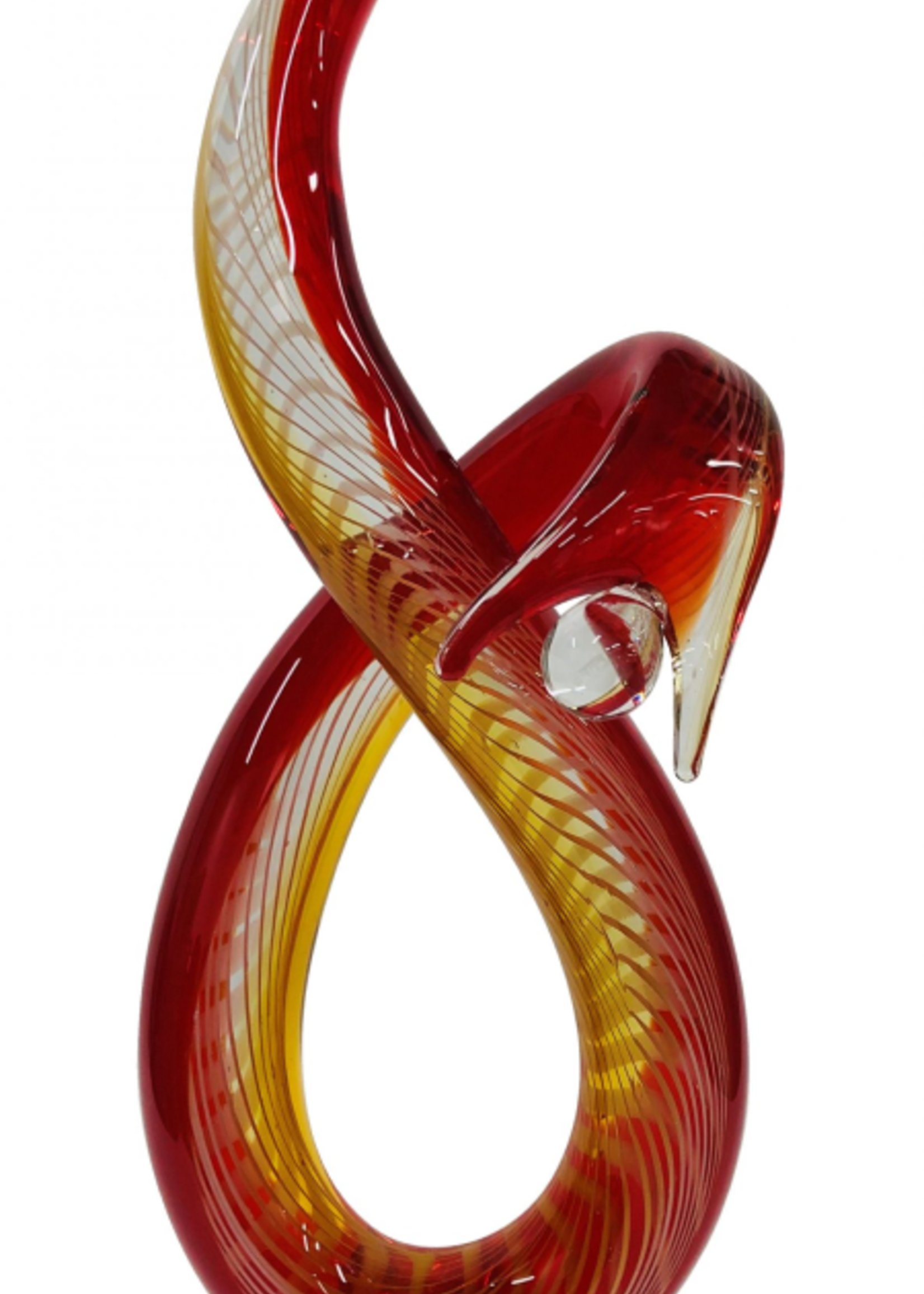 Glasdecoratie glassculptuur Melted