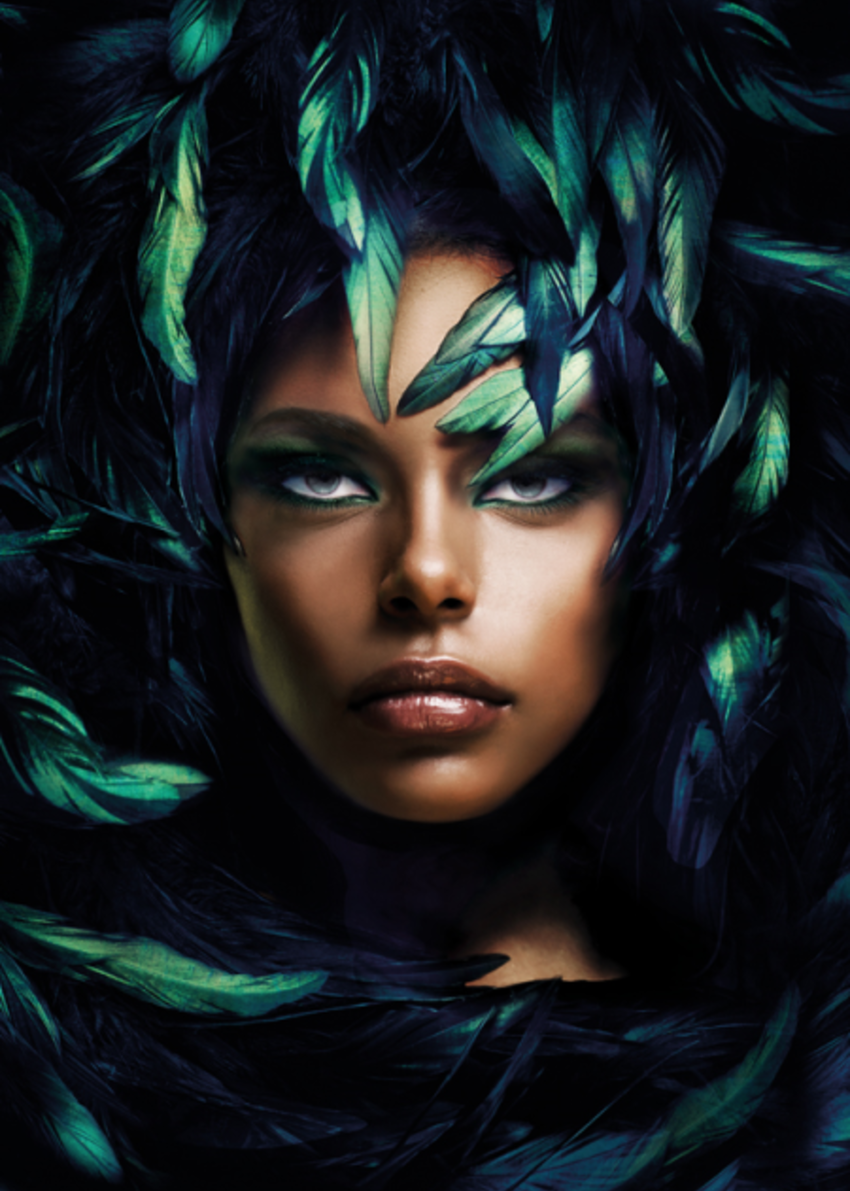 Wanddecoratie Think Shimmering Goddess