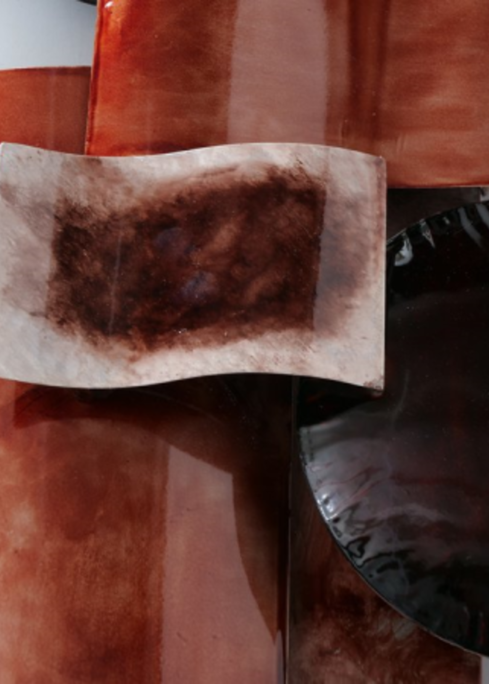 Metalen wanddecoratie Lasco bruin