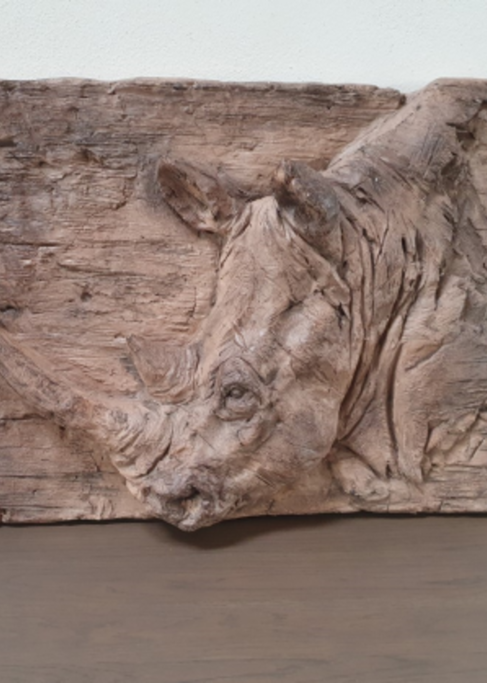 Wanddecoratie Neushoorn