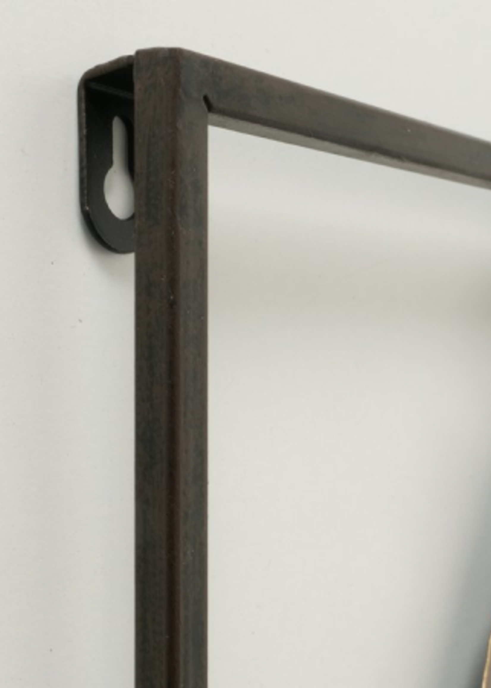 Metalen wanddecoratie 3-luik blad