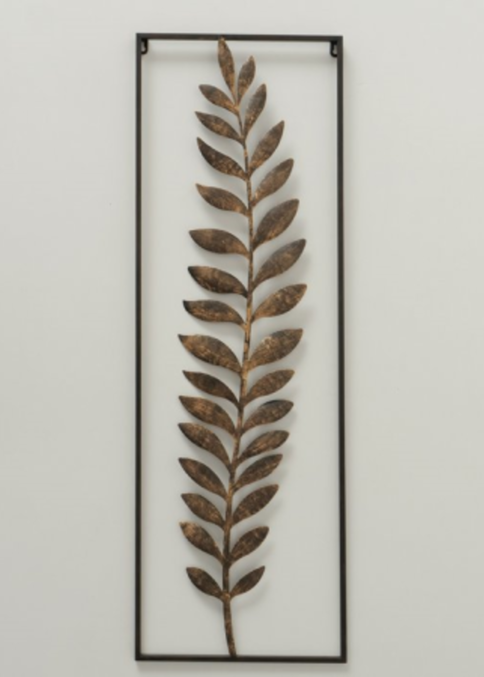 Metalen wanddecoratie 3-luik blad