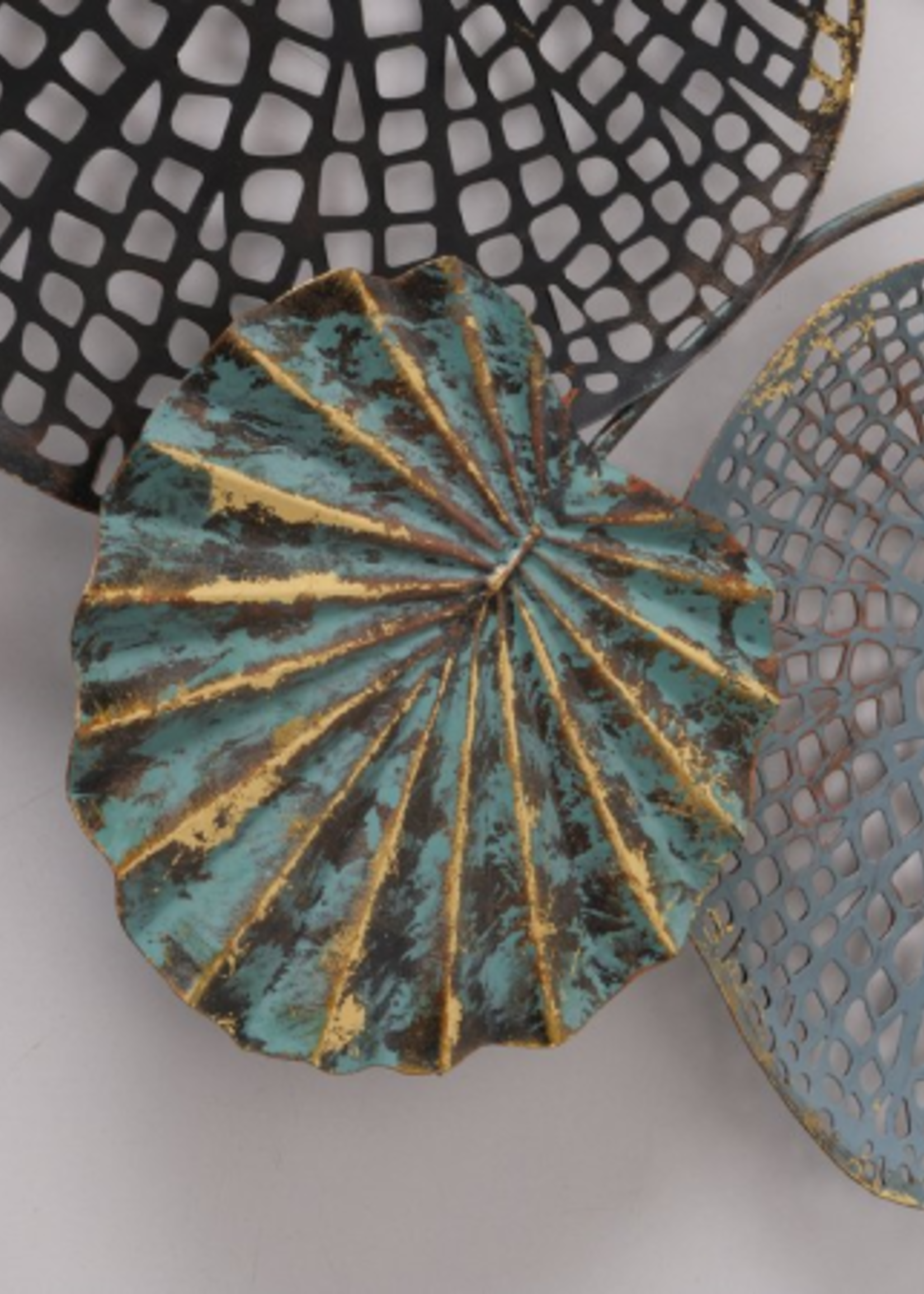 Metalen wanddecoratie mimas