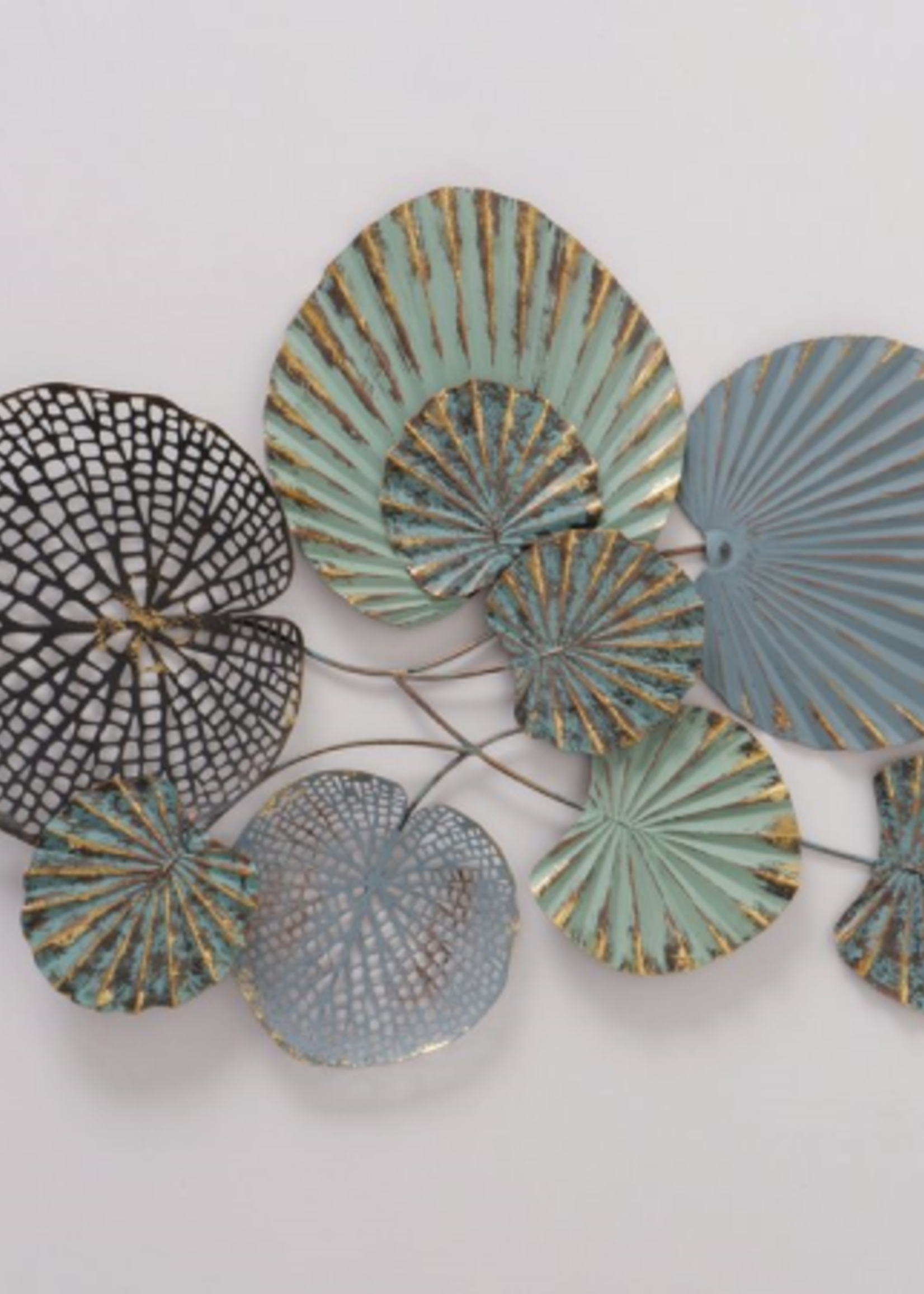 Metalen wanddecoratie mimas