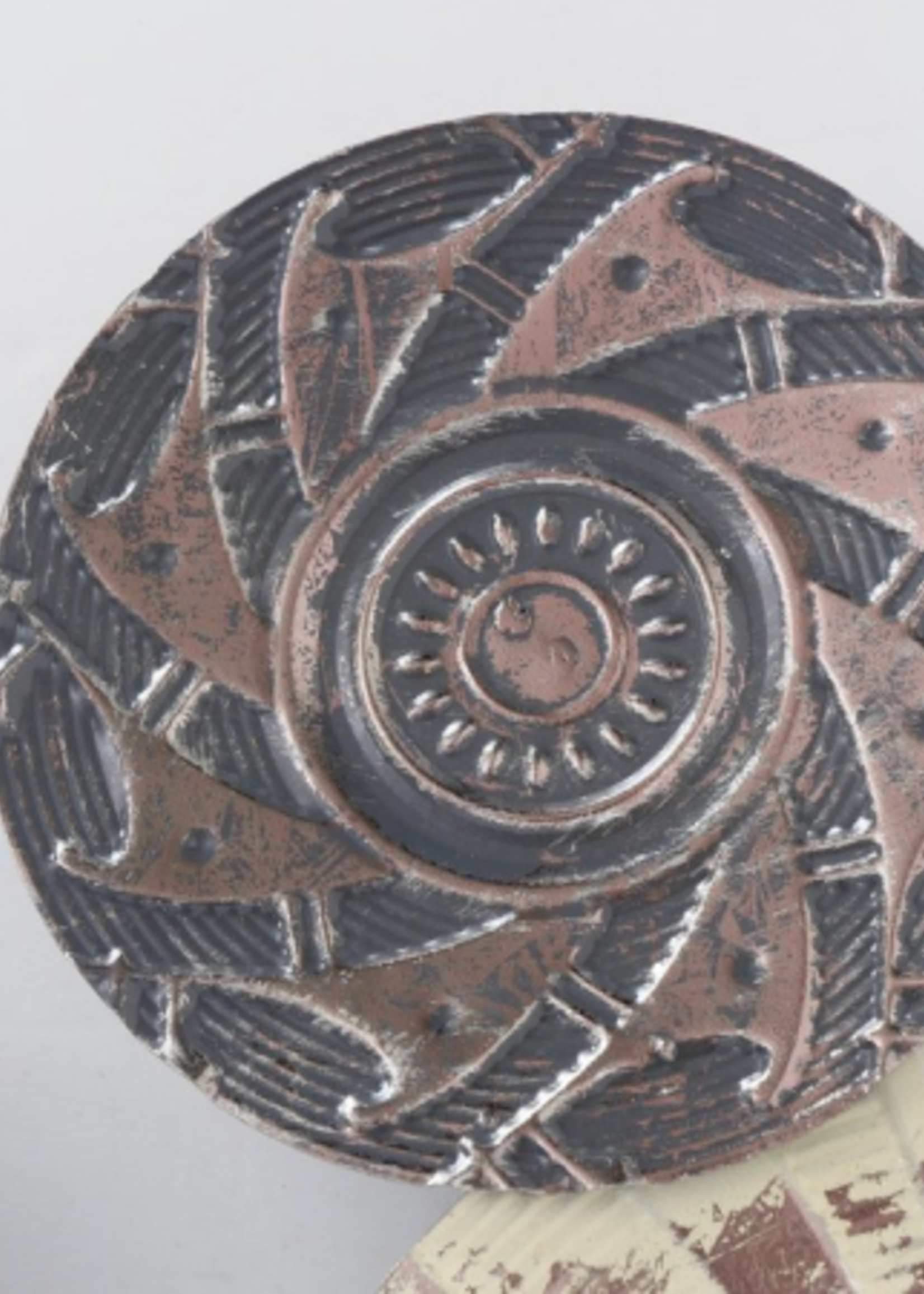 Metalen wanddecoratie  cirkels