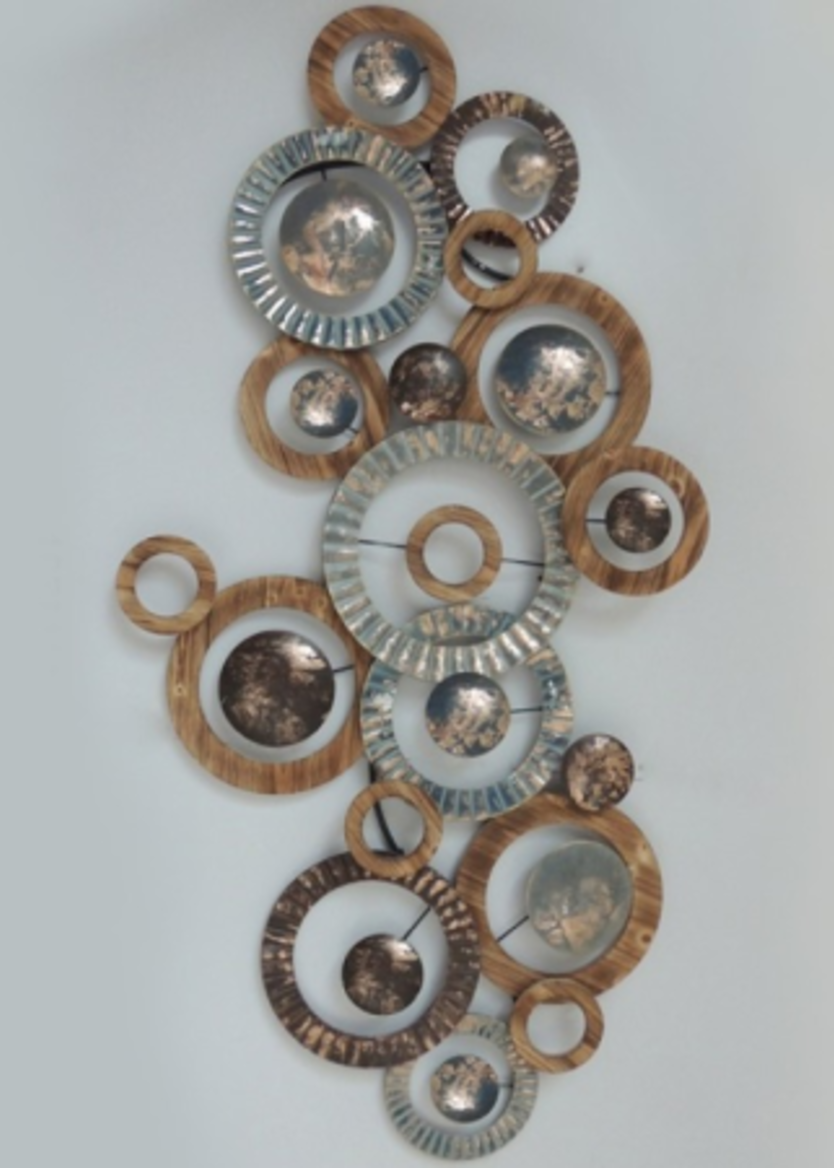 Metalen wanddecoratie metalen Univers