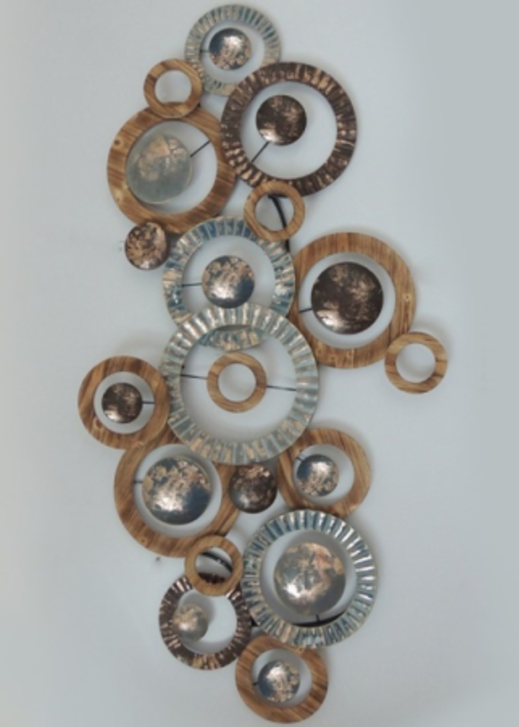 Metalen wanddecoratie metalen Univers