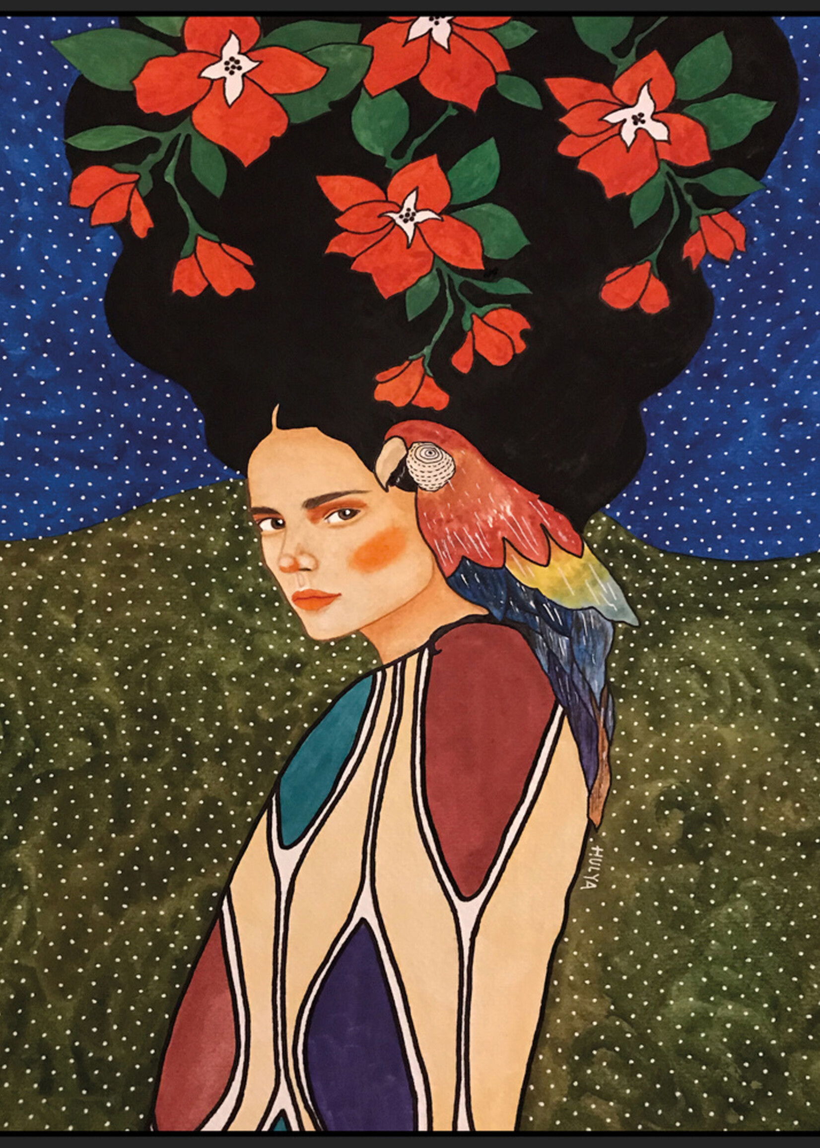 wanddecoratie velvet decopanel I symbolize