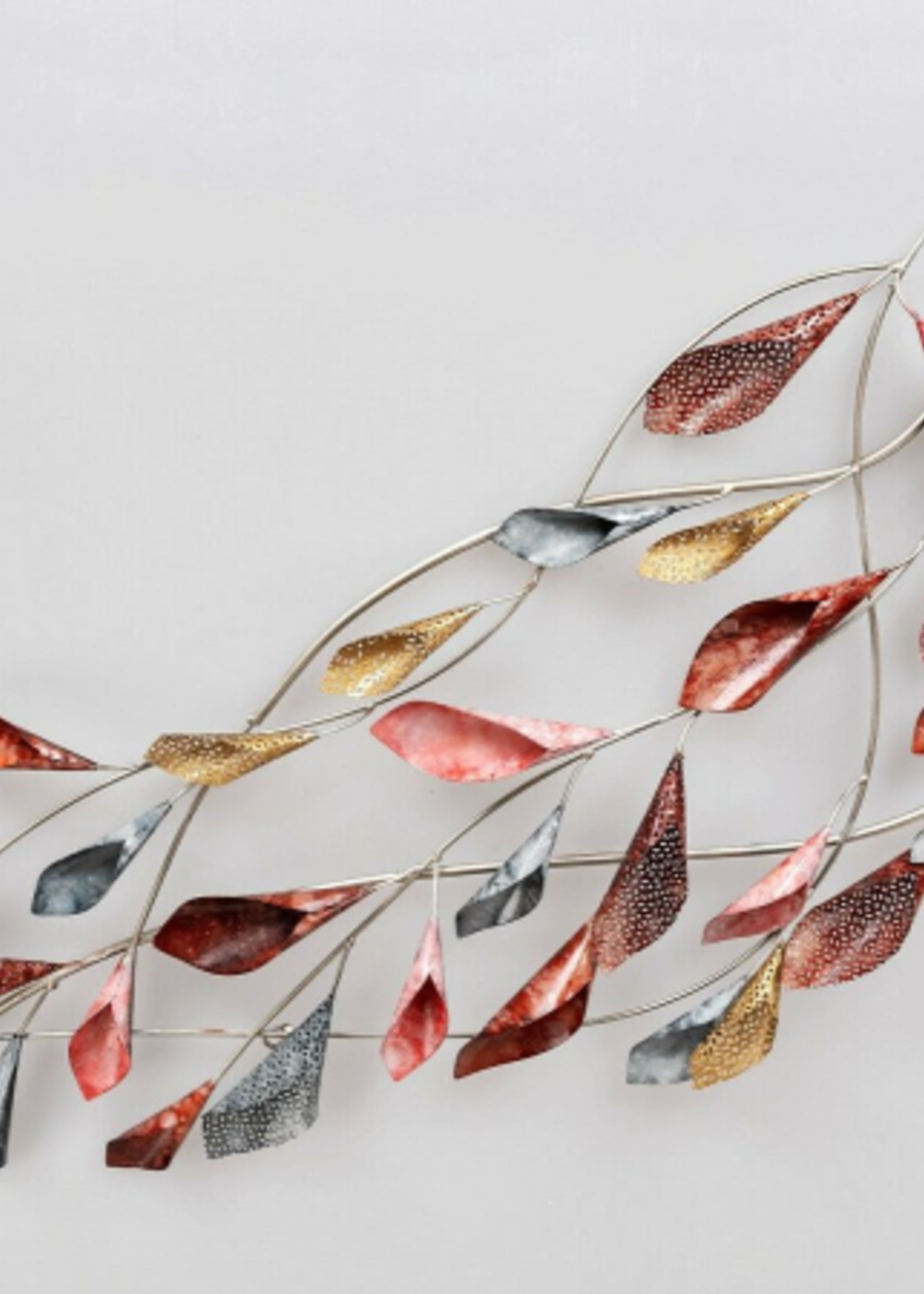 Wanddecoratie branch multicolor klein