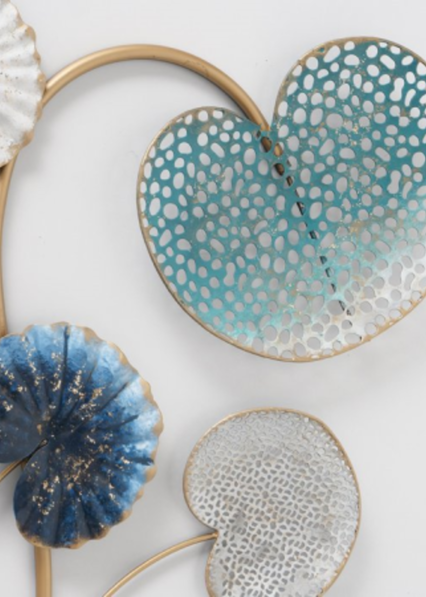 Metalen wanddecoratie Blue dream