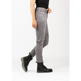 John Doe - Betty Biker Jeans light grey motorcycle jeans - Biker Outfit