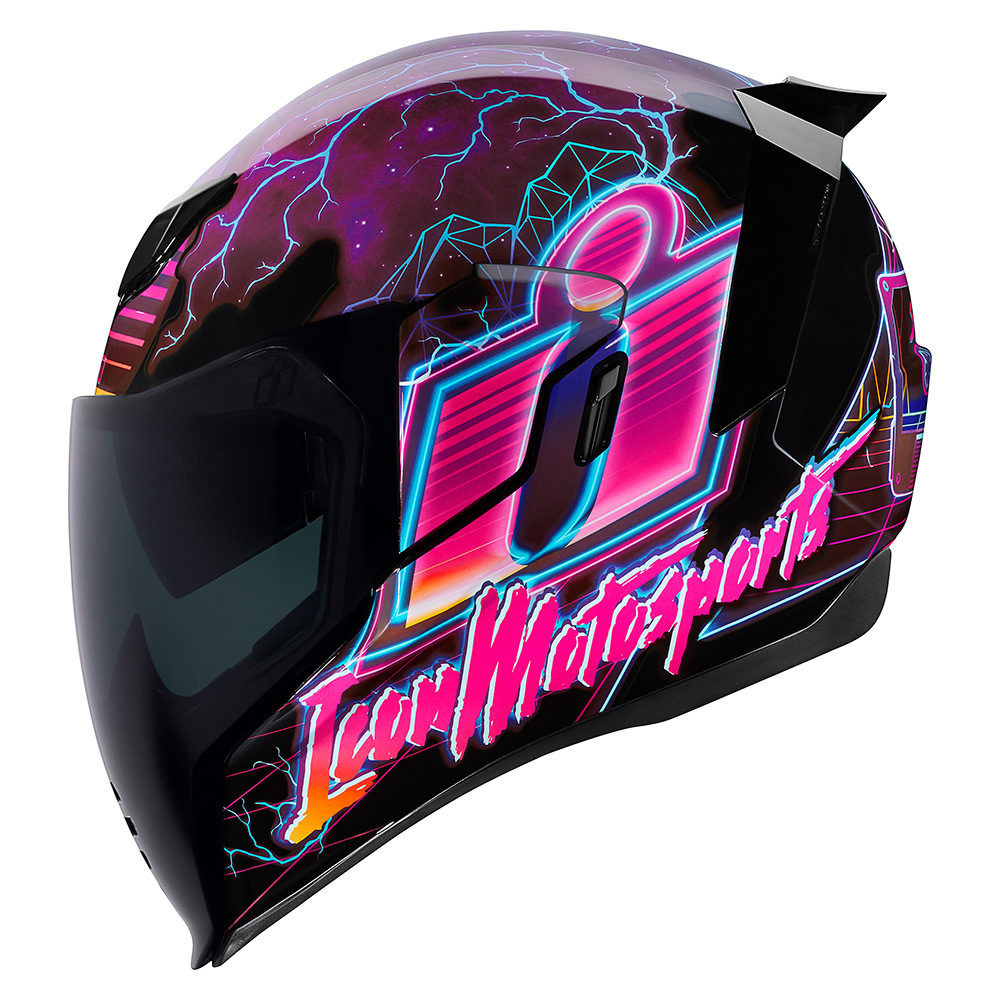 ICON - Airflite Synthwave motorhelm - Biker Outfit