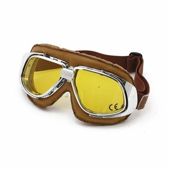 Bandit Classic Goggles Brown Leather