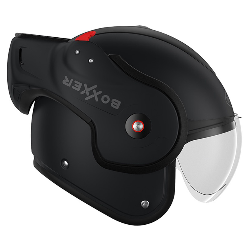 Roof - BoXXer matzwart motorhelm - Biker Outfit