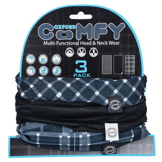 Oxford Comfy Set Black-White-Tartan