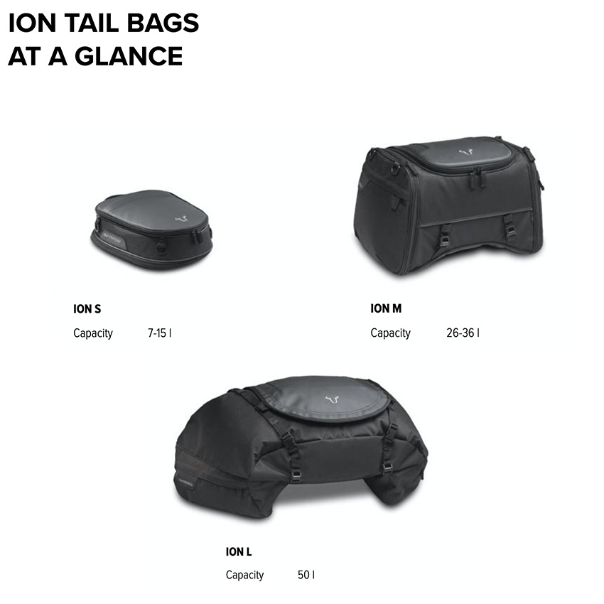 sw motech ion tail bag