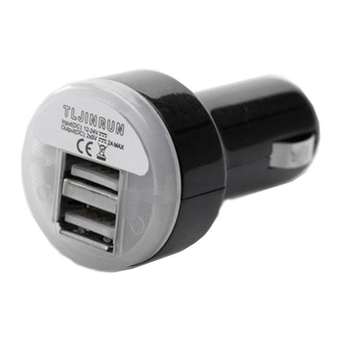 SW-Motech Double USB Charger Socket for Cigarette Lighter
