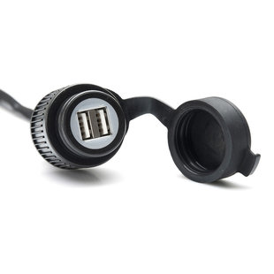 Double USB Charging Socket with Cable Harness