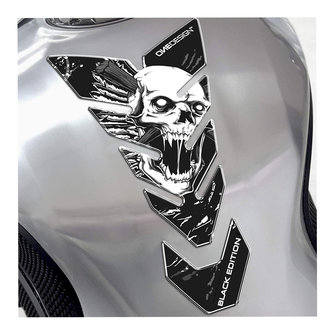 OneDesign Tank Pad Skull Black Edition