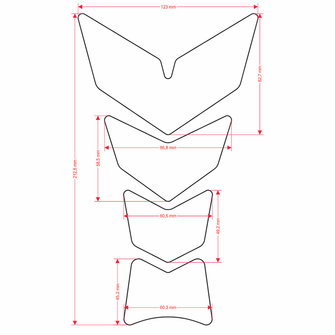 OneDesign Tank Pad Soft Touch Tail