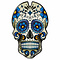 Tank Pad Gold Skull
