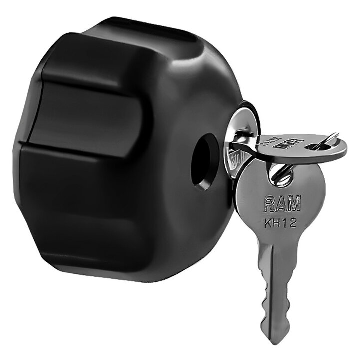 Ram Mounts Key Lock Knob for B Size Socket Arms