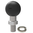 Ram Mounts Ball Adapter with 3/8 Inch-16 Threaded Post