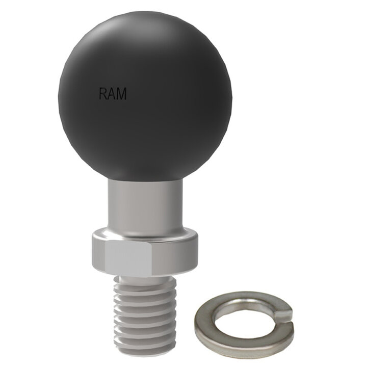 Ram Mounts Ball Adapter with 3/8 Inch-16 Threaded Post