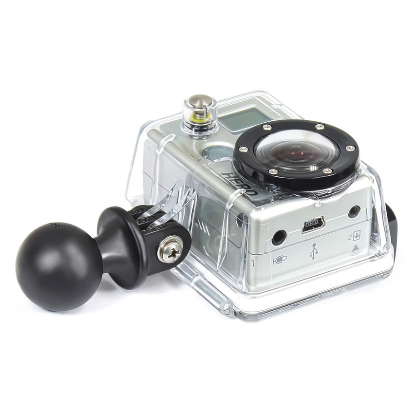 Ram Mounts Action Camera Universal Ball Adapter Biker Outfit
