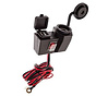 Handlebar Charger 12V + Dual USB Charger
