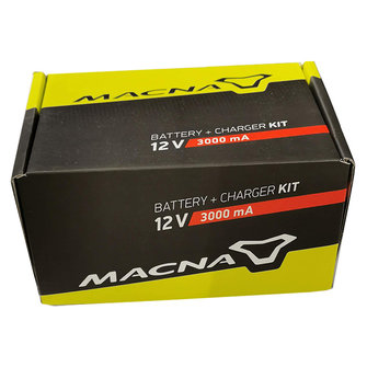 Macna Accu + Lader 12V/3000 MAH