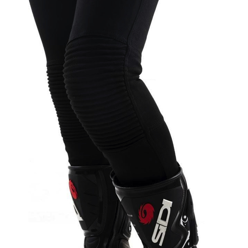 Motogirl - Ribbed motorcycle legging 