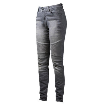 John Doe Betty Biker Jeans Light Grey