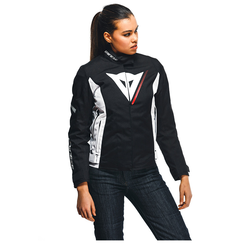 A-PRO Women's Red Motorcycle Jacket – Waterproof, Thermal Liner, Removable CE Protectors