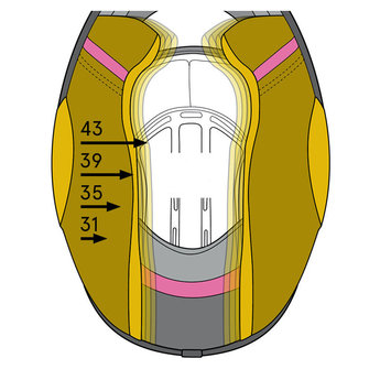 Shoei NXR2 Cheek Pads