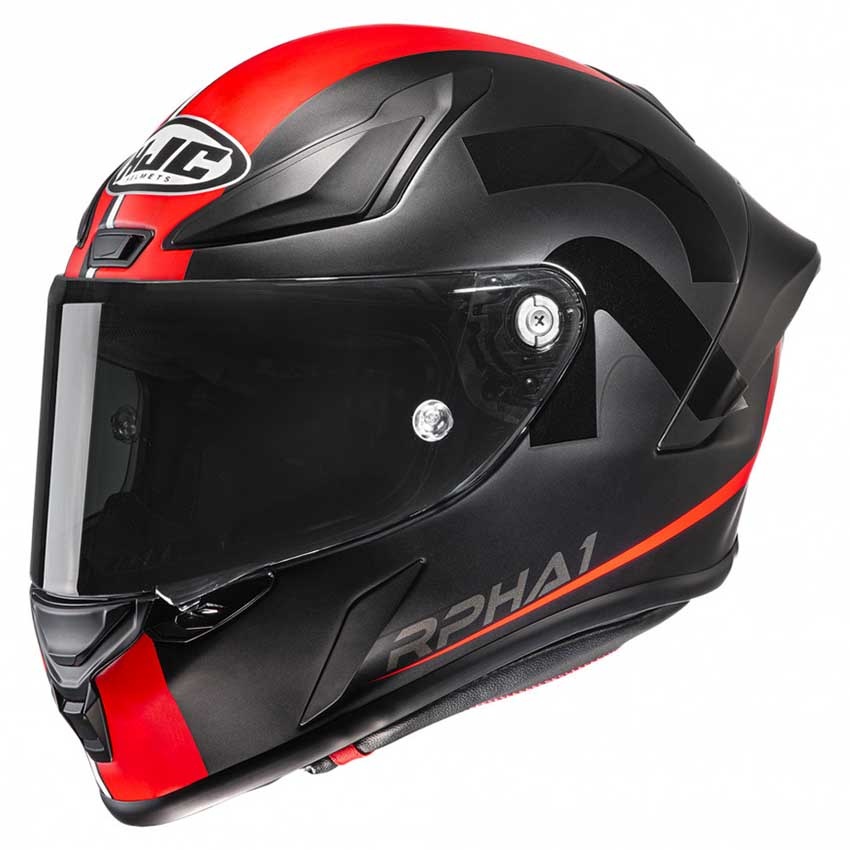 HJC Motorhelm , RPHA 1 Senin - zwart-rood