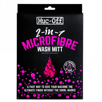 Muc-Off 2-in-1 Microfibre Washandschoen