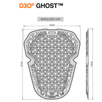 D3O Ghost Heup/Schouder Protector Set Level 1