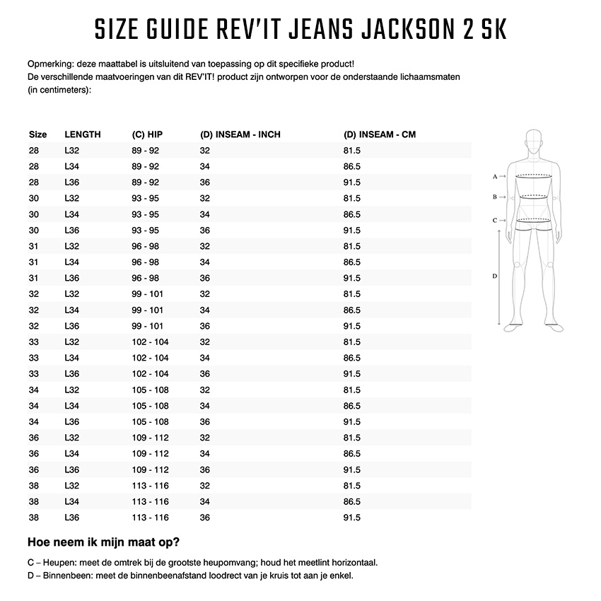 Revit - Jackson 2 SK motorcycle jeans - Biker Outfit