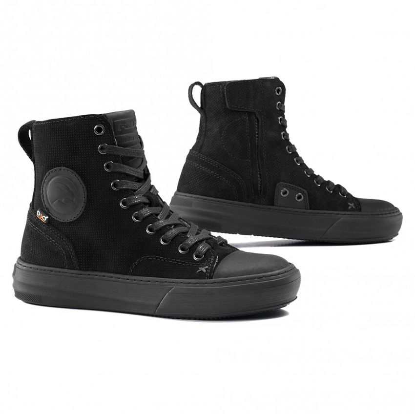 SHIMA SX-2 EVO Lady Motorschoenen voor dames, ademend, versterkt leer, biker -motorlaarzen damesschoenen voor dames met enkelsteun, antislip zool, schakelkussen (blauw, 38