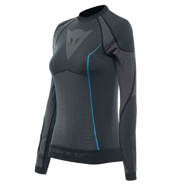 Dainese Dry Longsleeve Lady Black/Blue 607