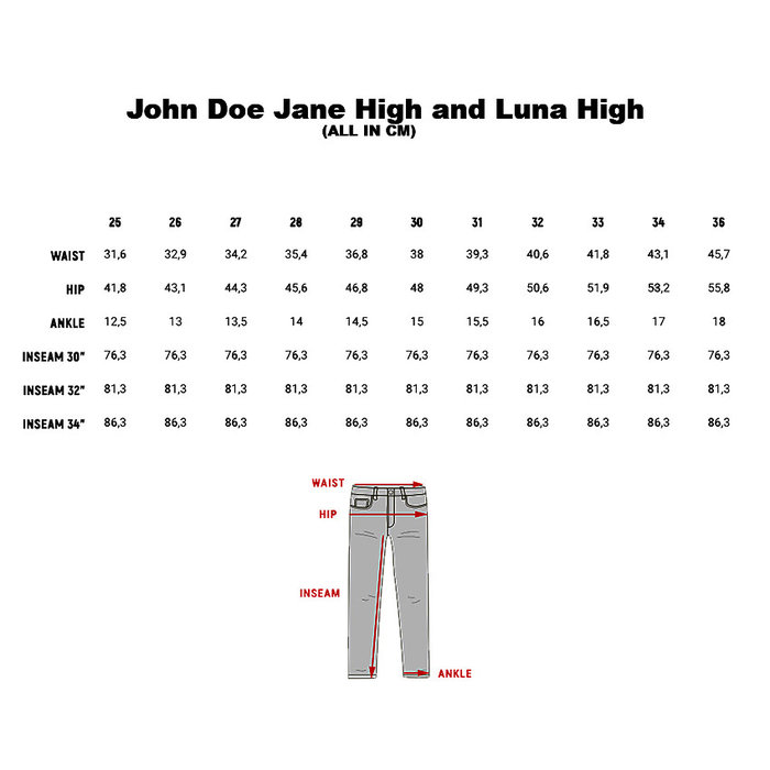 John Doe Jane High Mono Raw